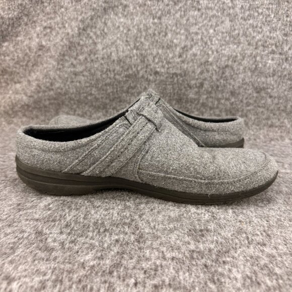 ✅Womens 10 Merrell Gray Wool-Blend Clogs Buckle Casual Comfort Fashion Shoe✅PET - Picture 10 of 13